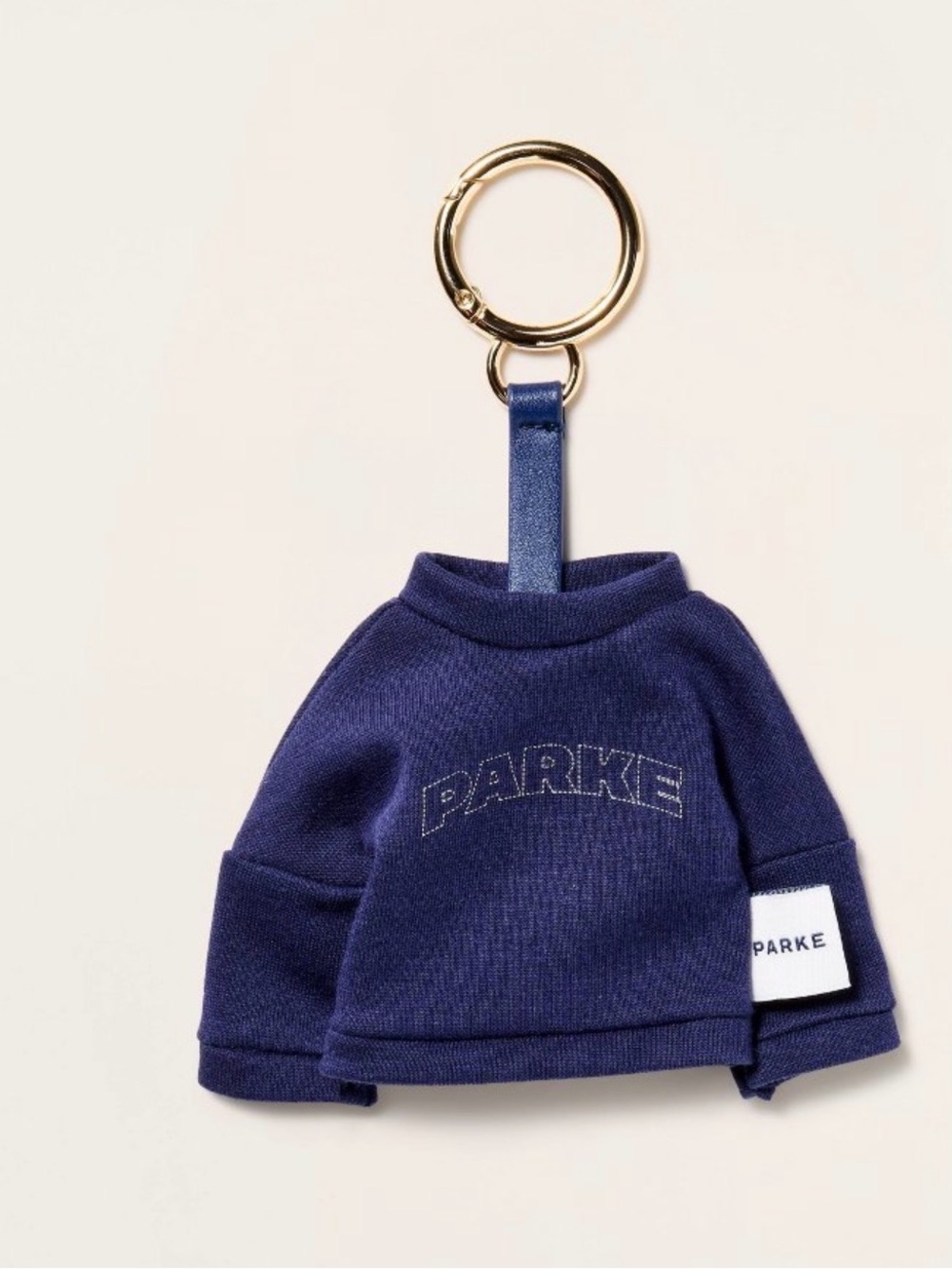 Parke Navy target colab Sweatshirt Keychain - Cute Mini Accessory NEW!!